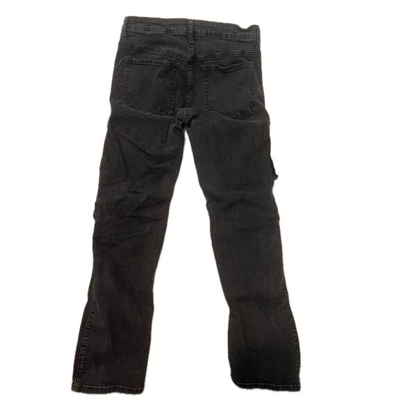 Fashion Nova Men Flared Fit Black Jeans Mens 32x28 - Picture 2 of 8